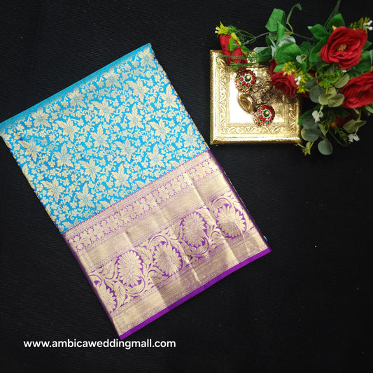 Pure Resham Bridal Kanchi Pattu Handloom Saree