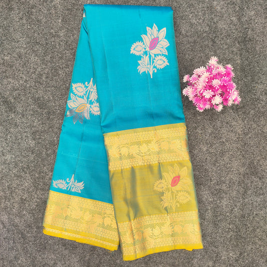 Kanchi Pattu Handloom Butta Sarees