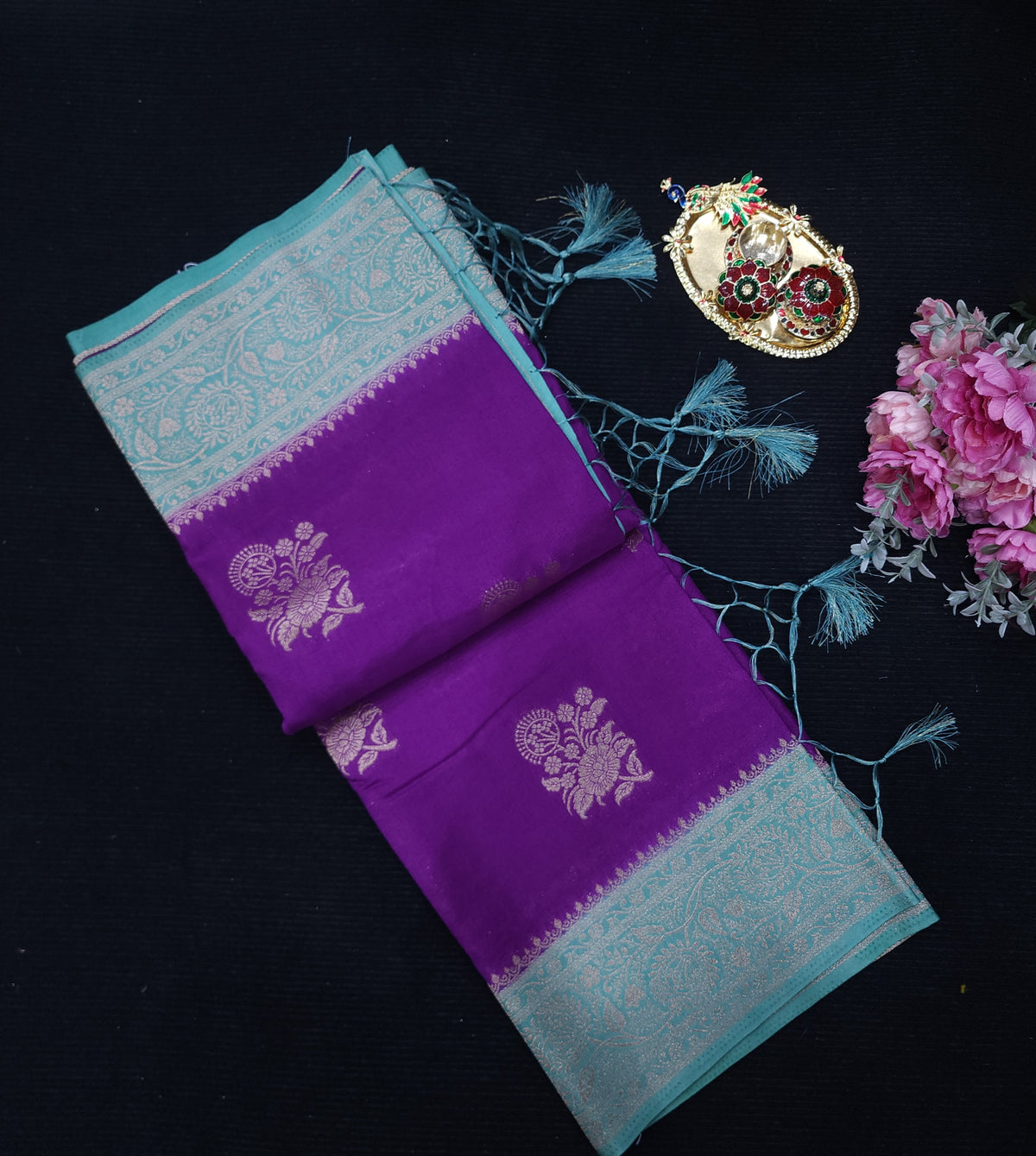 Banaras Georgette saree