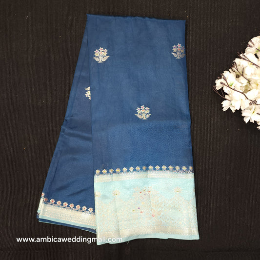 Raw Mango Banaras Pattu Sarees