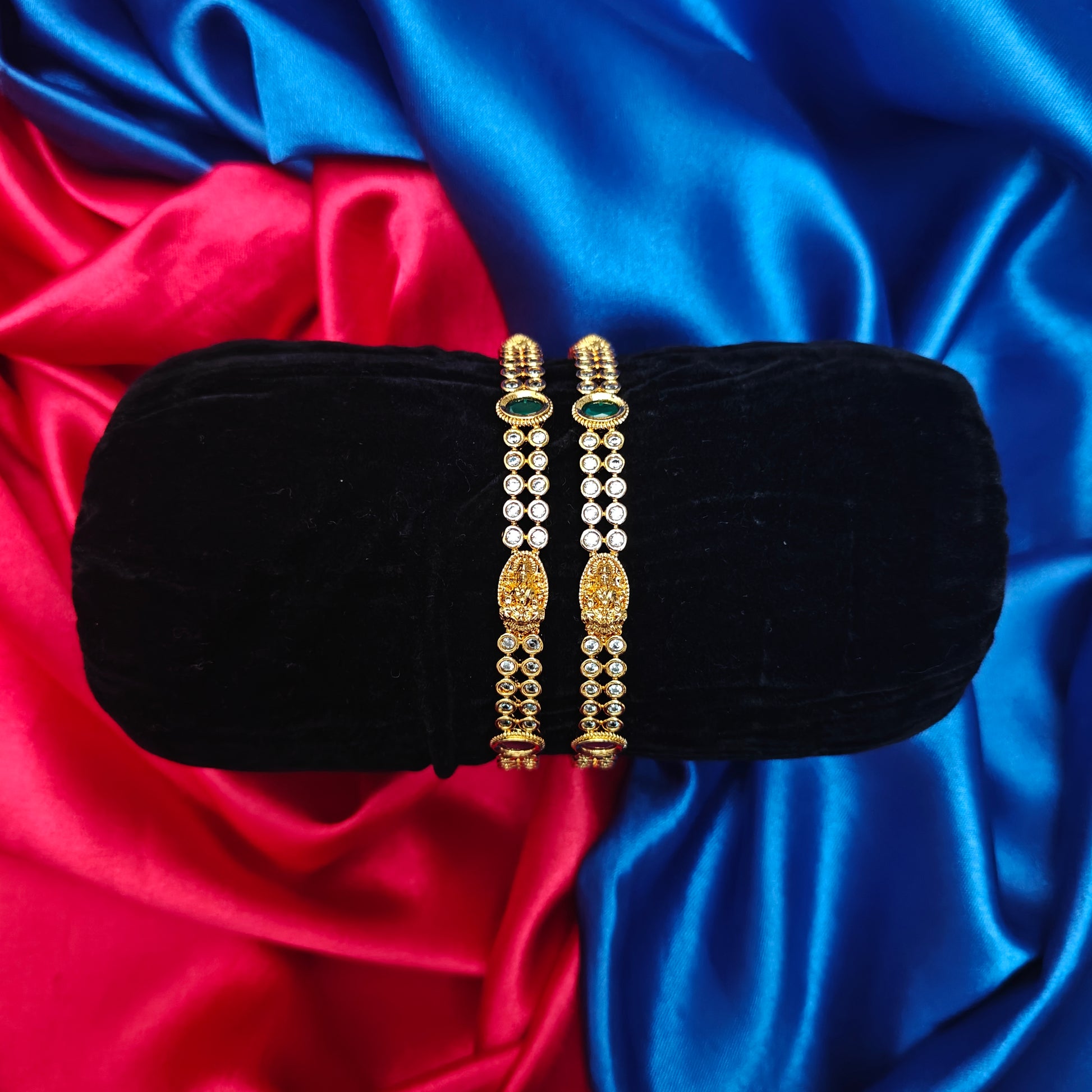 Beautiful Nakshi Bangle With Laxmi Idol - Ambica Wedding Mall