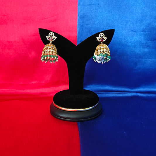 Beautiful Jadau Kundan Jhumki