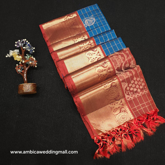 Kanchi Pattu Handloom Butta sarees ✨️