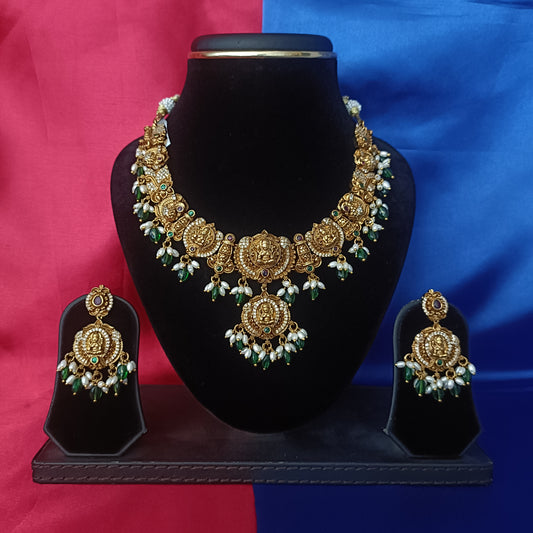 Beautiful Nakshi Short Necklace
