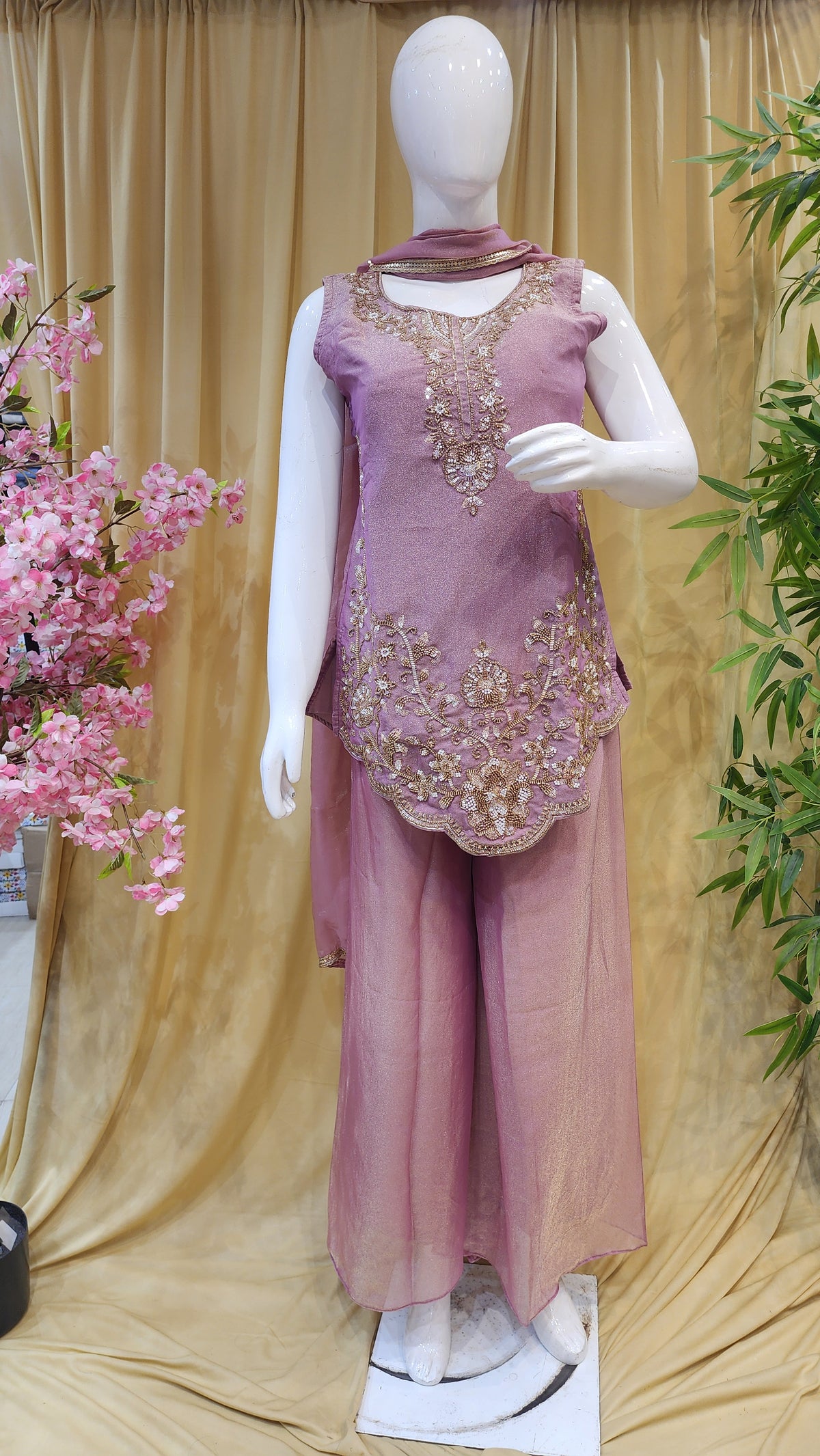 Fancy Sharara Dress [L Size]