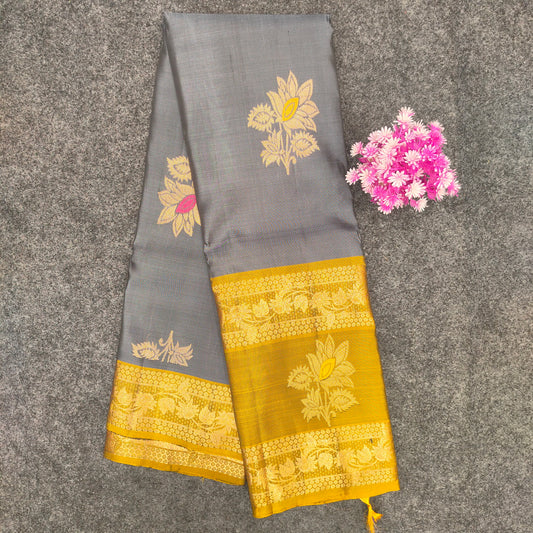 Kanchi Pattu Handloom Butta Sarees