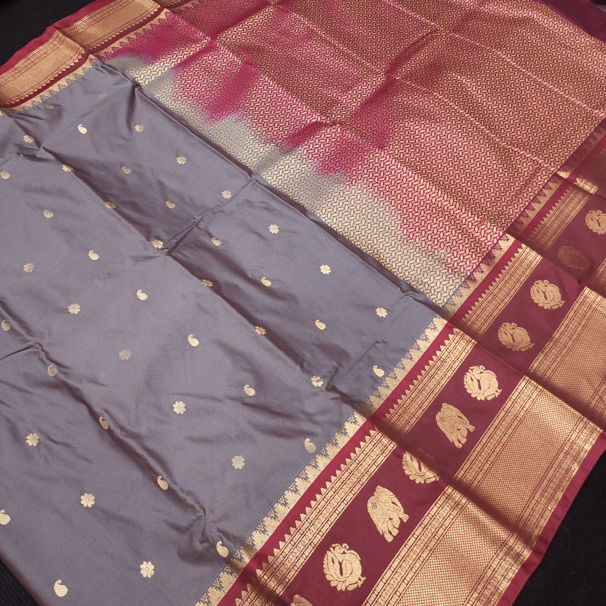 Semi Gadwal Pattu saree