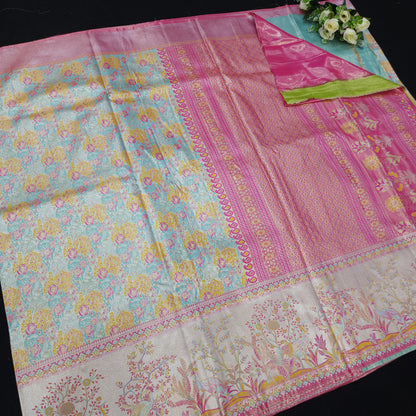 Meenakari Kanchi Pattu Sarees 😍✨️