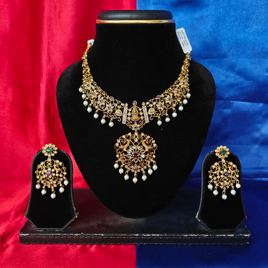 Beautiful Nakshi Short Necklace