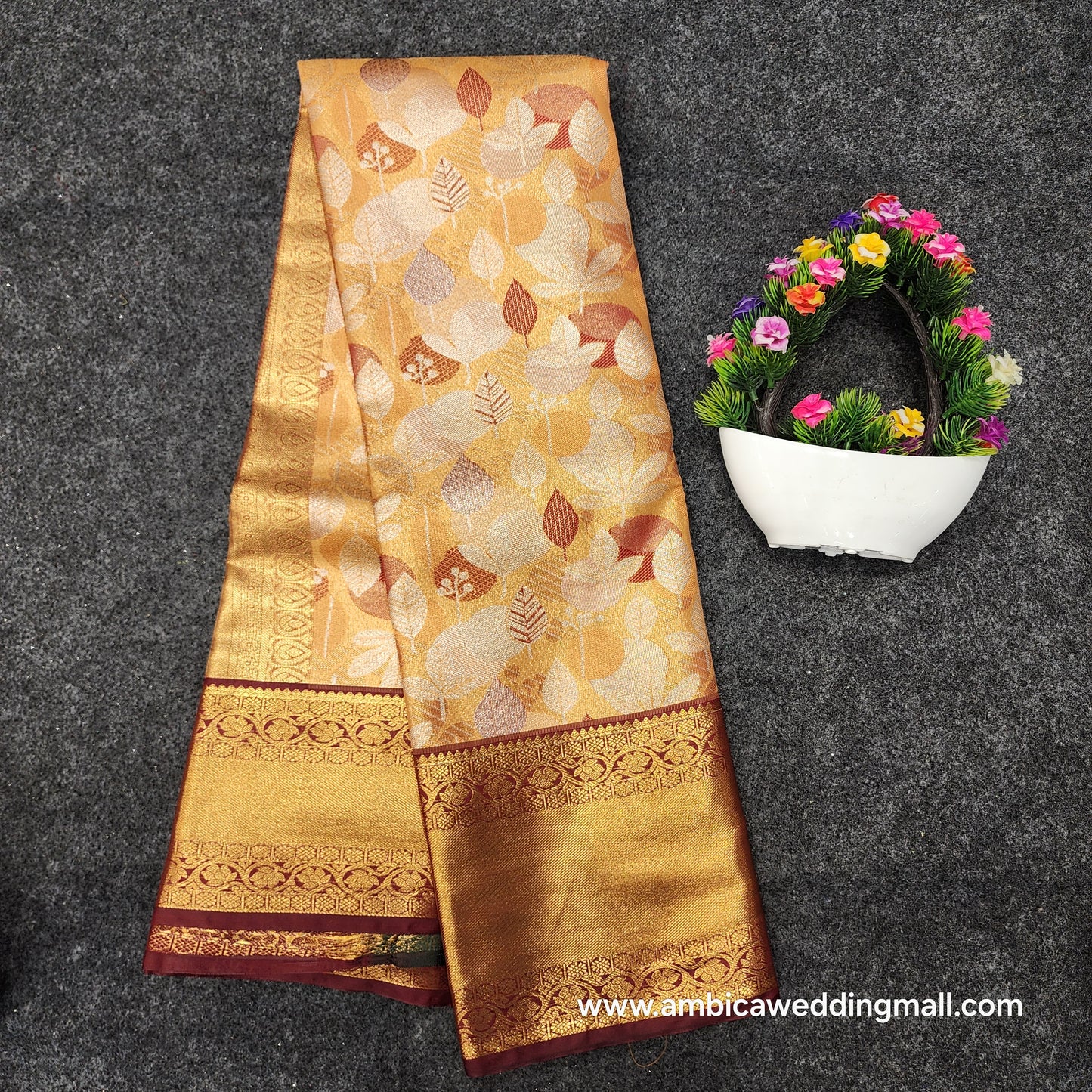 Kanchi Pattu 2gram gold mix pattu saree