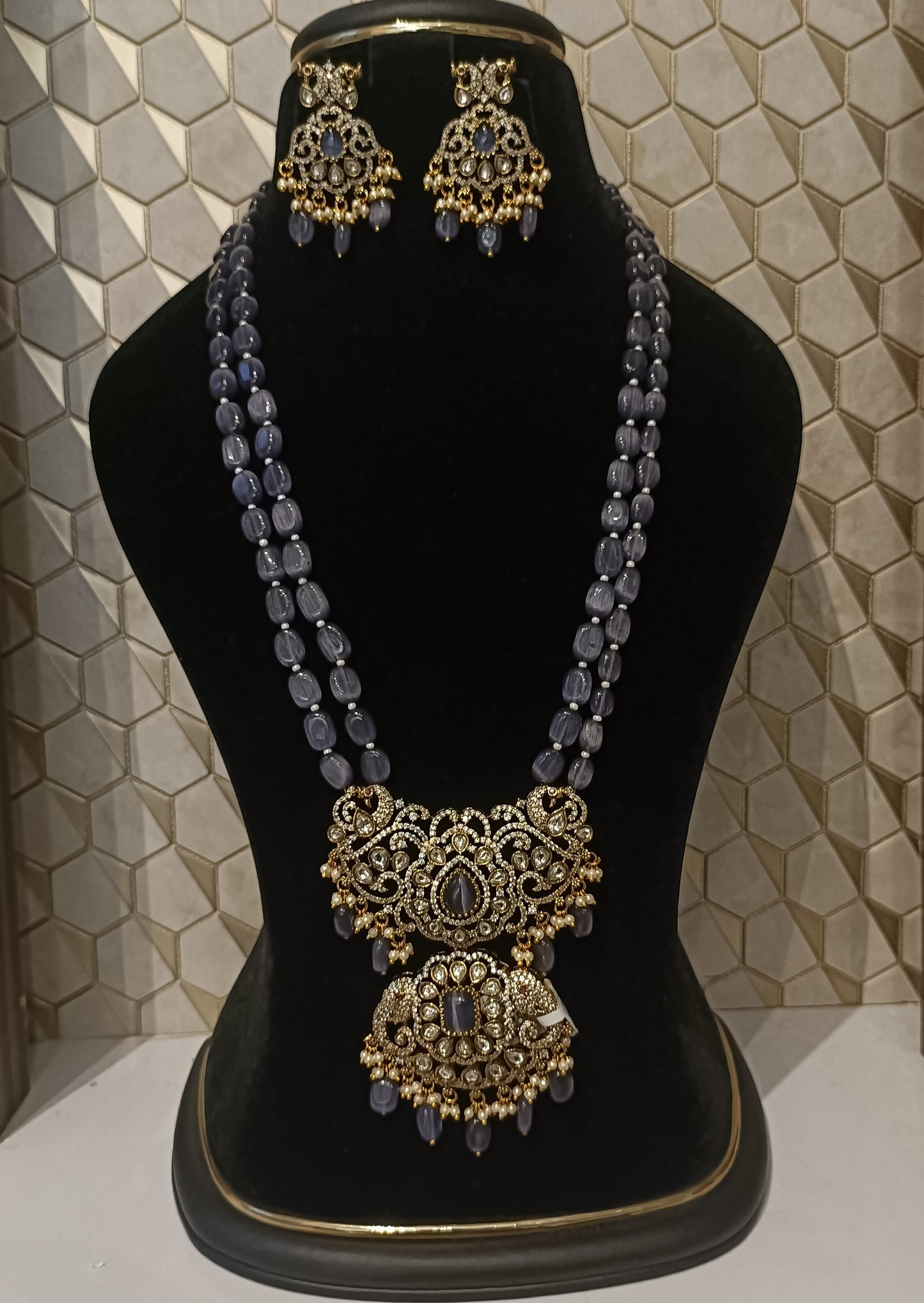 Beautiful Raani Haaram Collection With Monalisa Beads