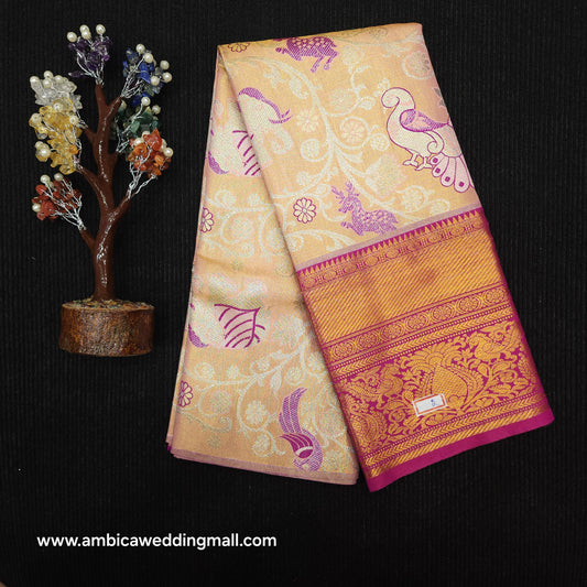 Kanchi Pattu Mix Lehengas [2 to 5 Years]