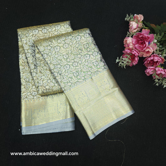 Golden Jariwarp Brocade Sarees 😍✨️