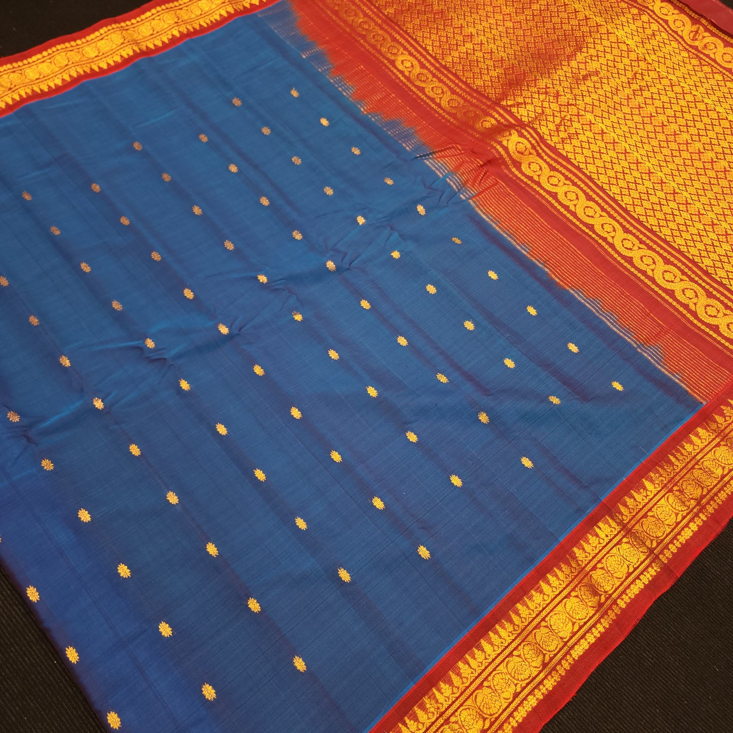 Gadwal Sico Pattu Handloom Sarees