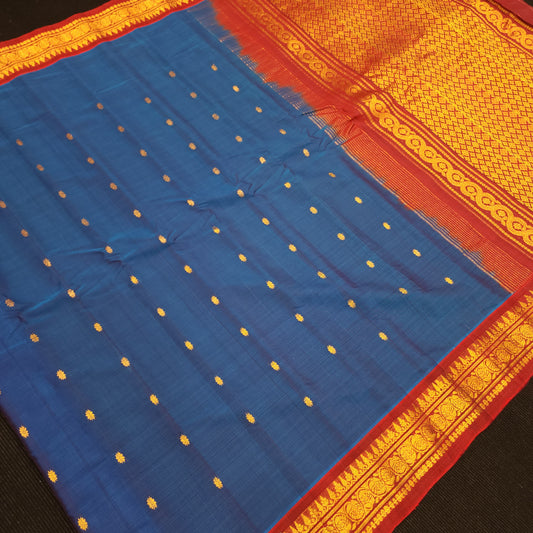 Gadwal Sico Pattu Handloom Sarees
