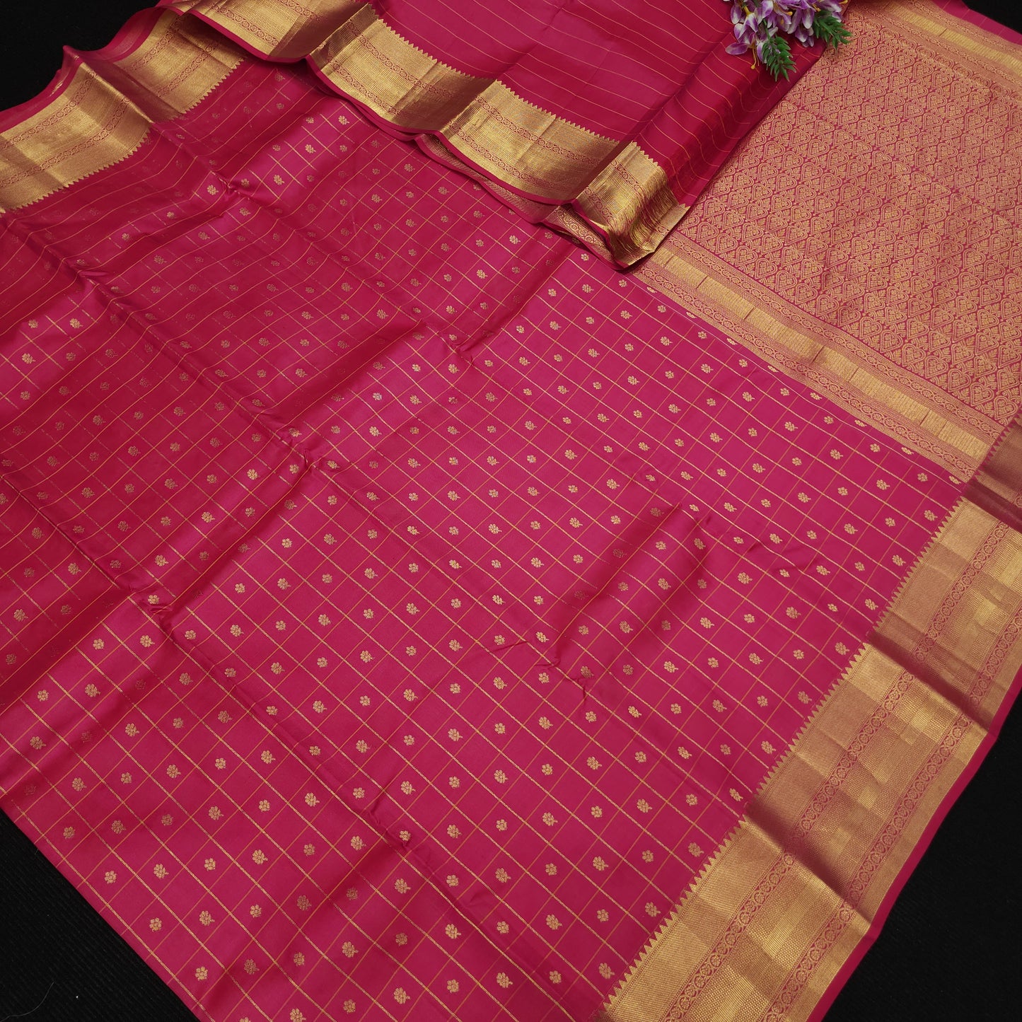 Vintage Handloom Light Weight Kanchi Butta Sarees