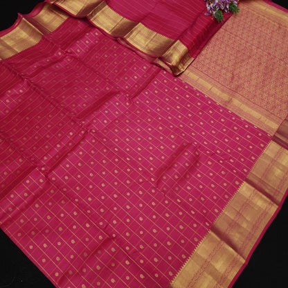 Vintage Handloom Light Weight Kanchi Butta Sarees