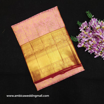 Bridal Resham Pure Handloom Kanchi Sarees