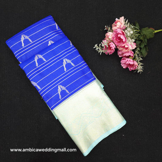 Resham Mix Kanchi Pattu checks Sarees