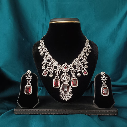 Elegant AD Zirconia Necklace