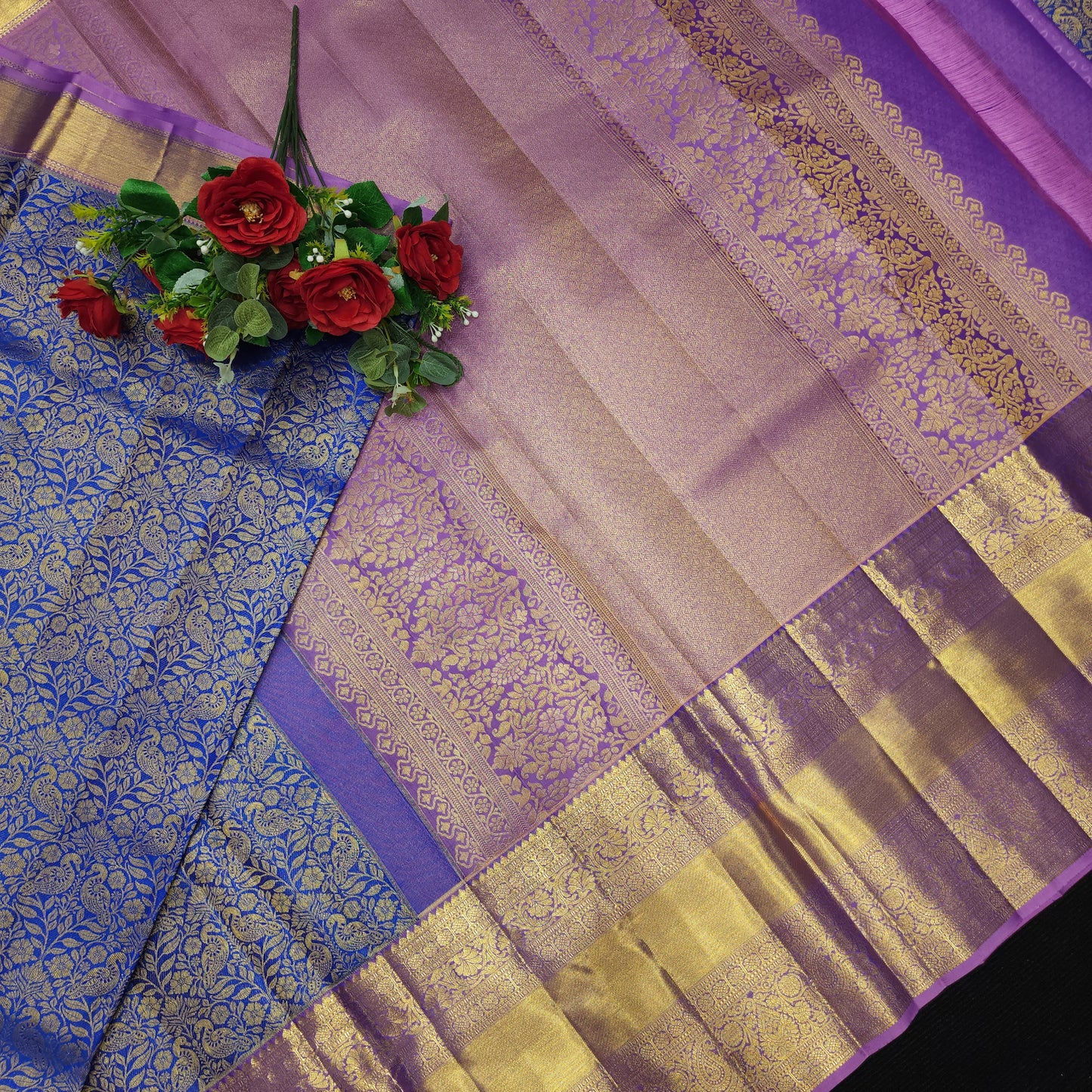 Pure Resham Bridal Kanchi Pattu Handloom Saree