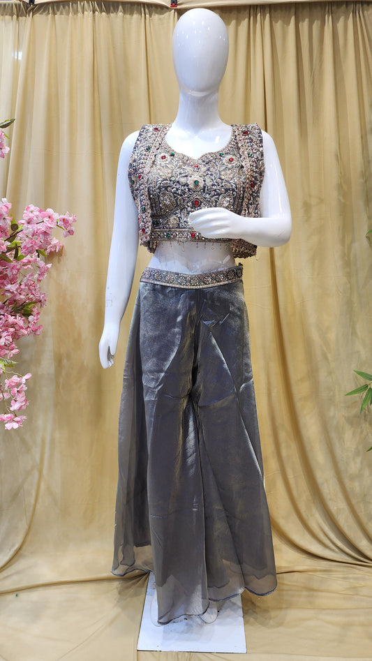 Fancy Sharara Dress [L Size]