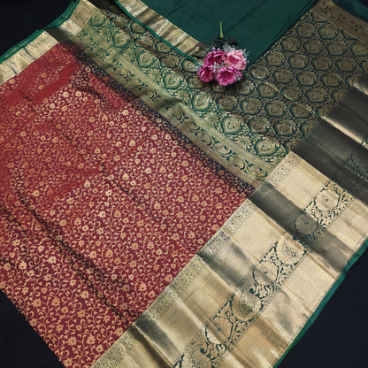 Resham Brocade Semi Kanchi Pattu Saree
