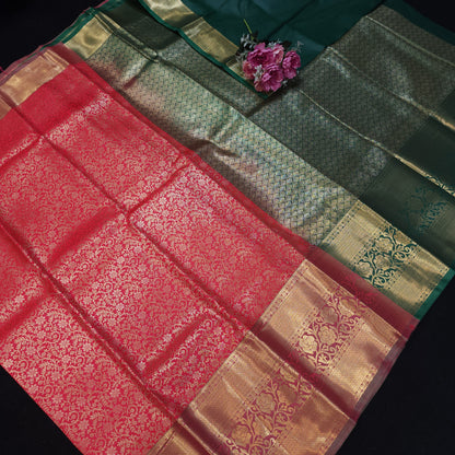 Resham Brocade Semi Kanchi Pattu Saree