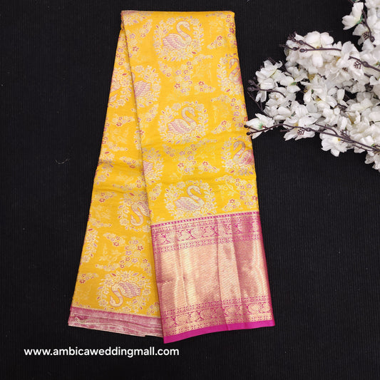 Kanchi Pattu Mix Lehengas [5 To 8 Years ]