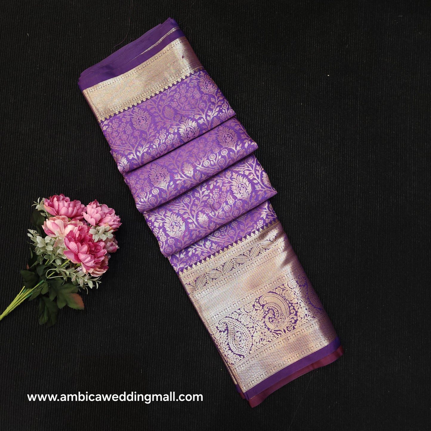 Resham Brocade Semi Kanchi Pattu Saree