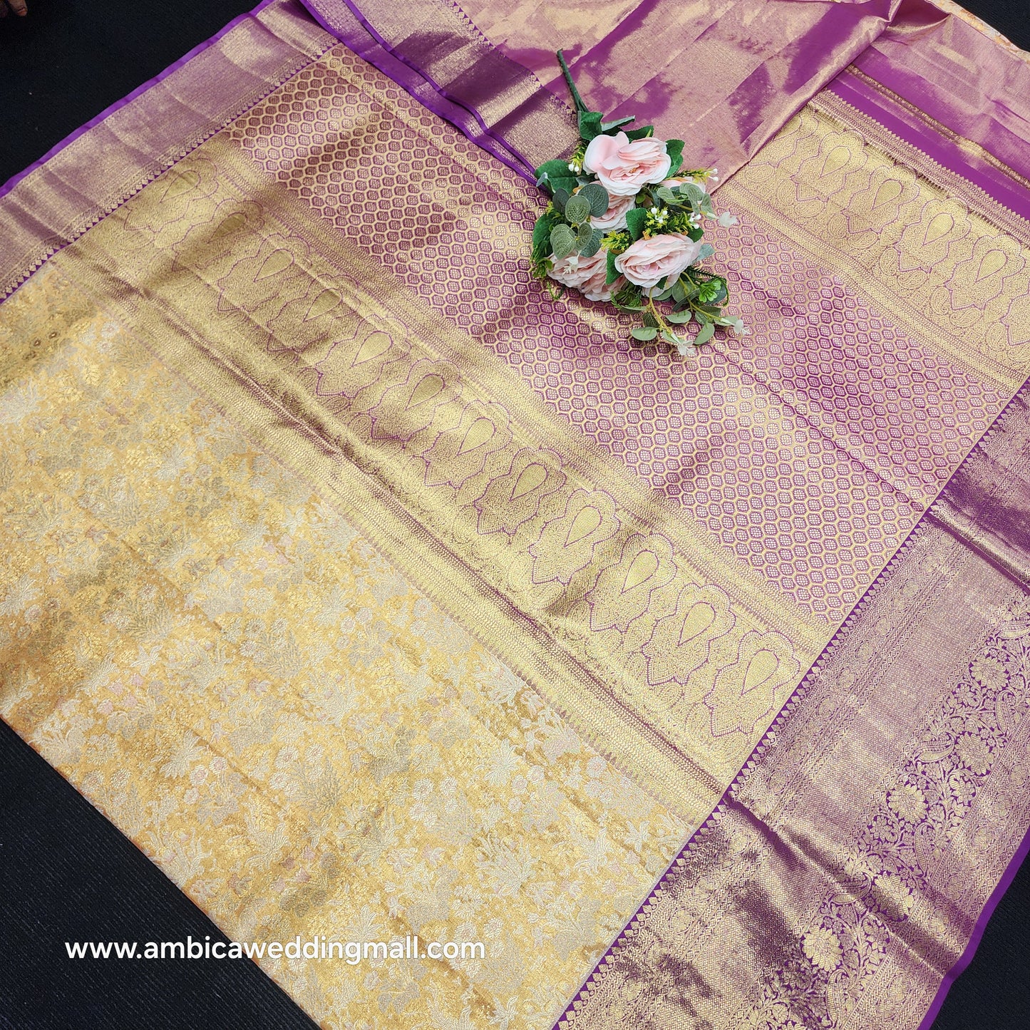 Pure Tissue Powerloom Bridal Kanchi Pattu Saree😍✨️