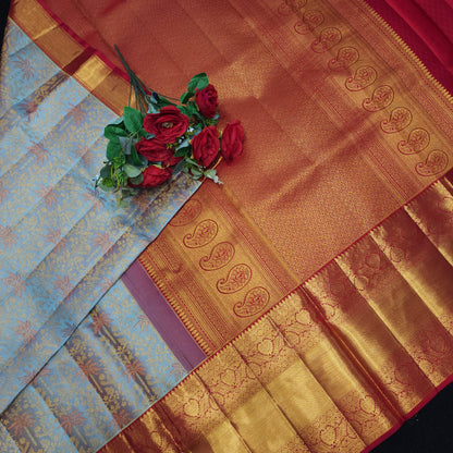 Pure Resham Bridal Kanchi Pattu Handloom Saree