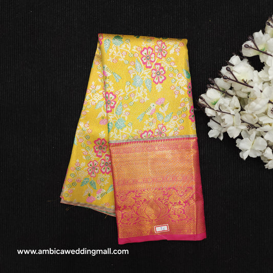 Kanchi Pattu Mix Lehengas [2 to 5 Years]