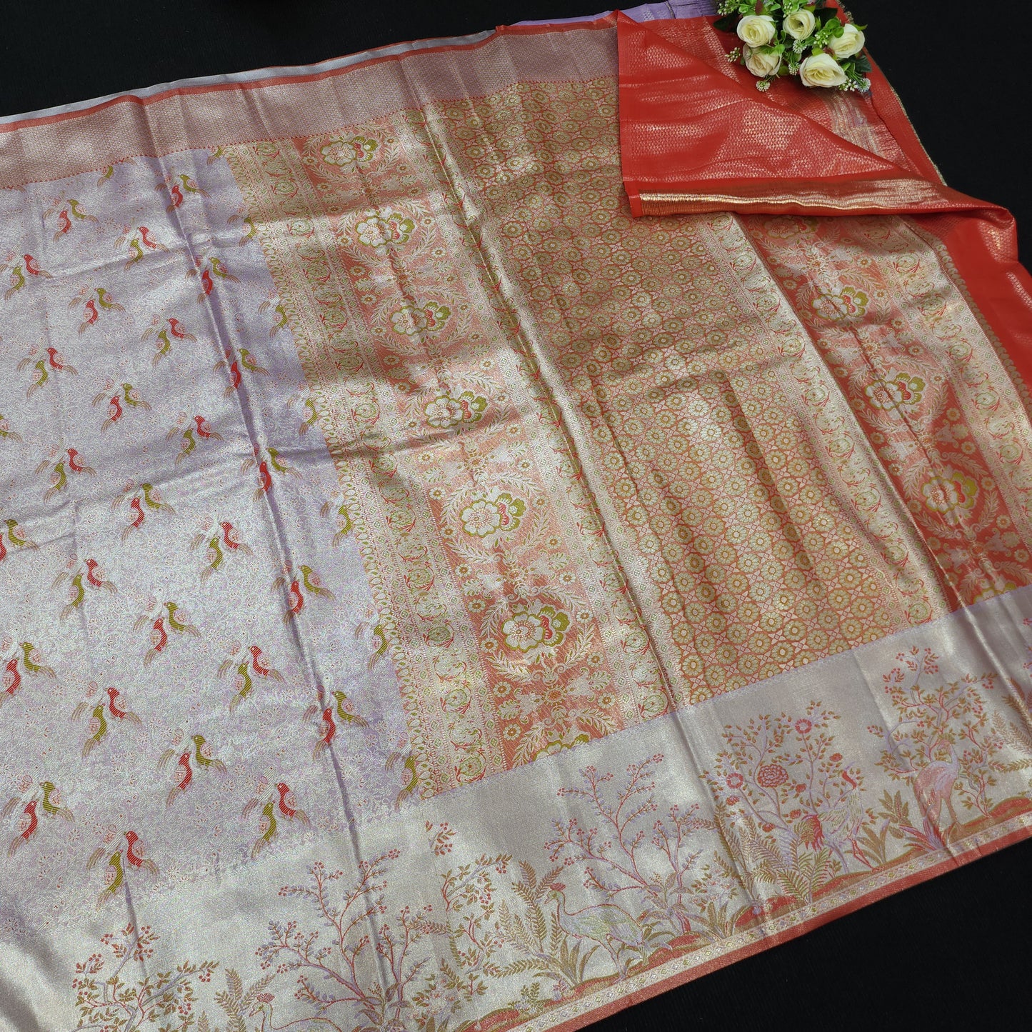 Meenakari Kanchi Pattu Sarees 😍✨️