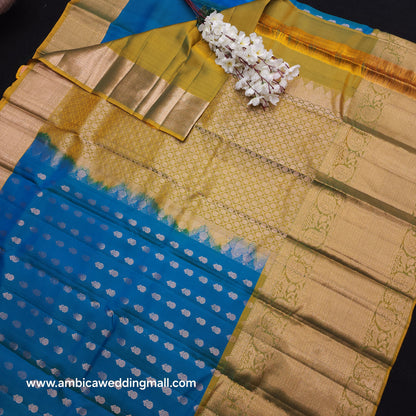 Kanchi Pattu Handloom Butta Light Weight Saree