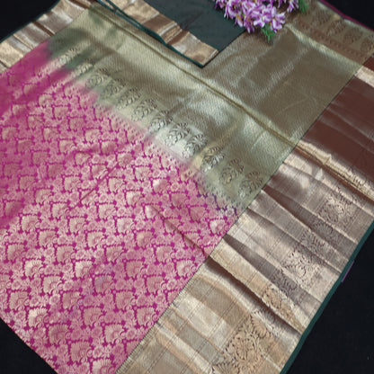 Semi Resham Kanchi Pattu Saree