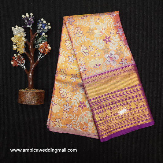Kanchi Pattu Mix Lehengas [2 to 5 Years]