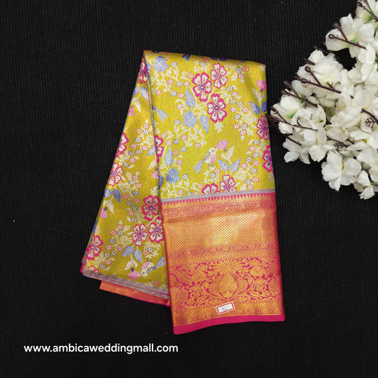 Kanchi Pattu Mix Lehengas [2 to 5 Years]