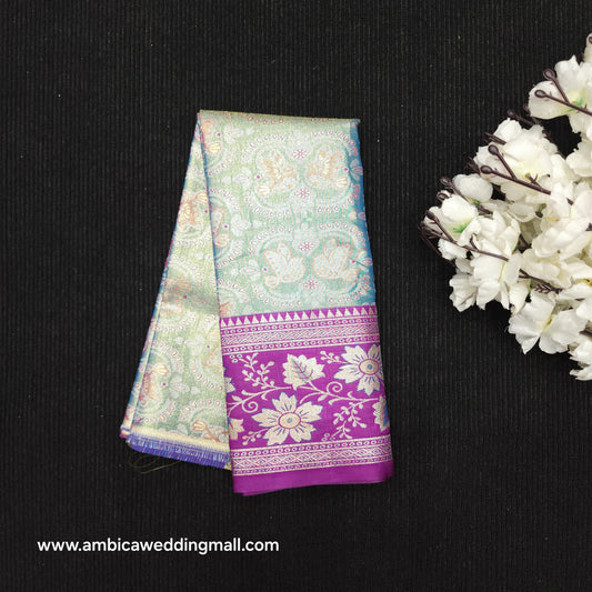 Kanchi Pattu Mix Lehengas [0 to 1.5 Years]