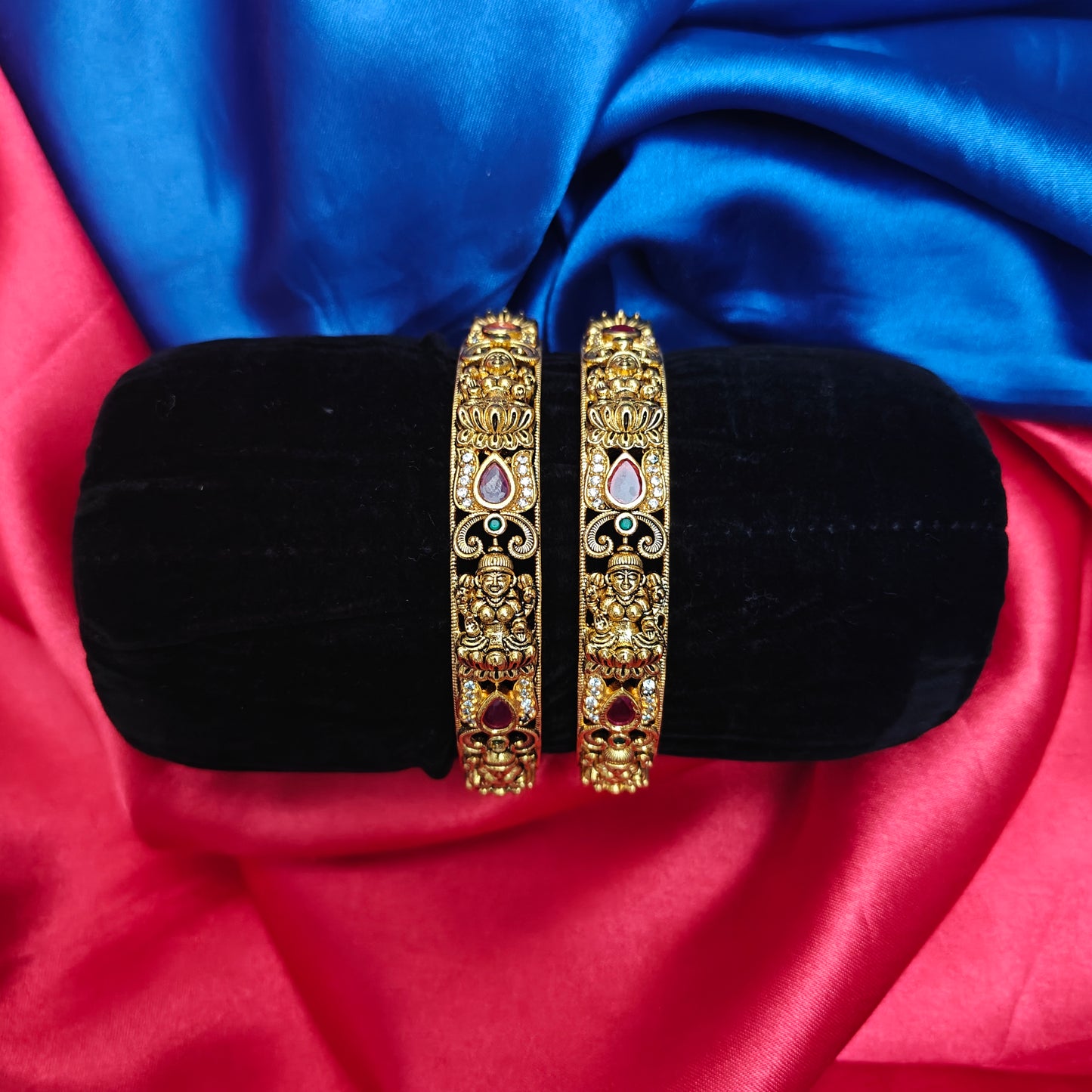 Beautiful Nakshi Bangle With Laxmi Idol - Ambica Wedding Mall