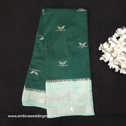 Raw Mango Banaras Pattu Sarees