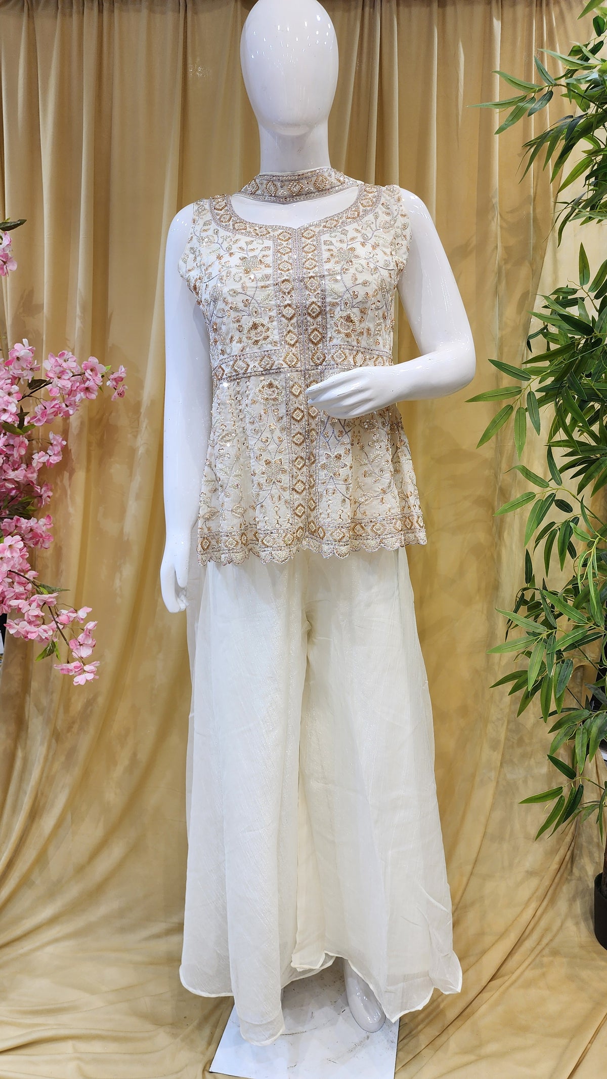 Fancy Sharara Dress [L Size]
