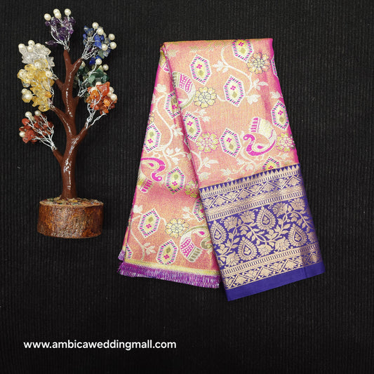 Kanchi Pattu Mix Lehengas [0 to 1.5 Years]