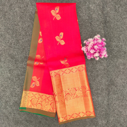 Kanchi Pattu Handloom Butta Sarees