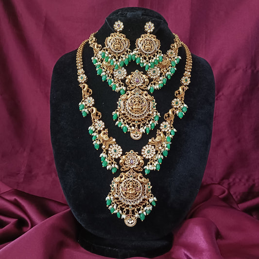 Beautiful Nakshi Combo With Monalisa Beads