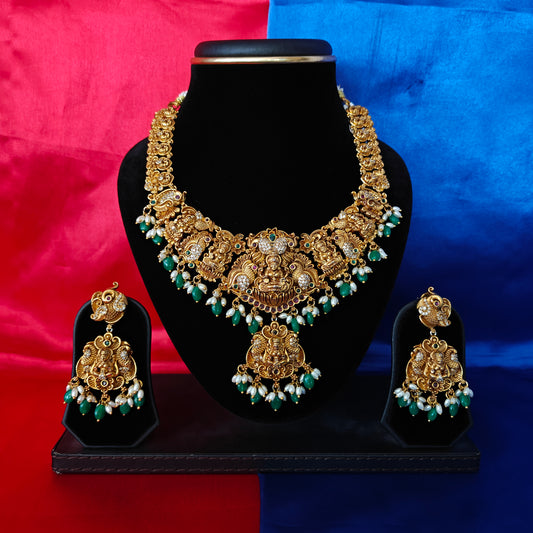 Beautiful Nakshi Short Necklace