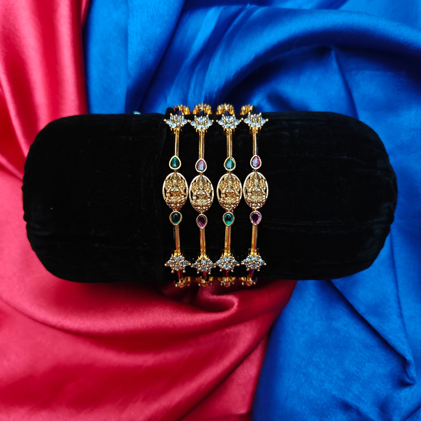 Beautiful Nakshi Bangle With Laxmi Idol