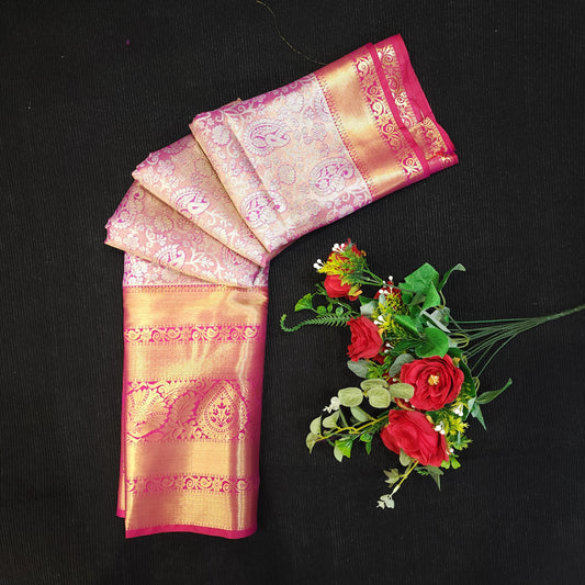 1 Gram Gold Zari mix pattu sarees 😍