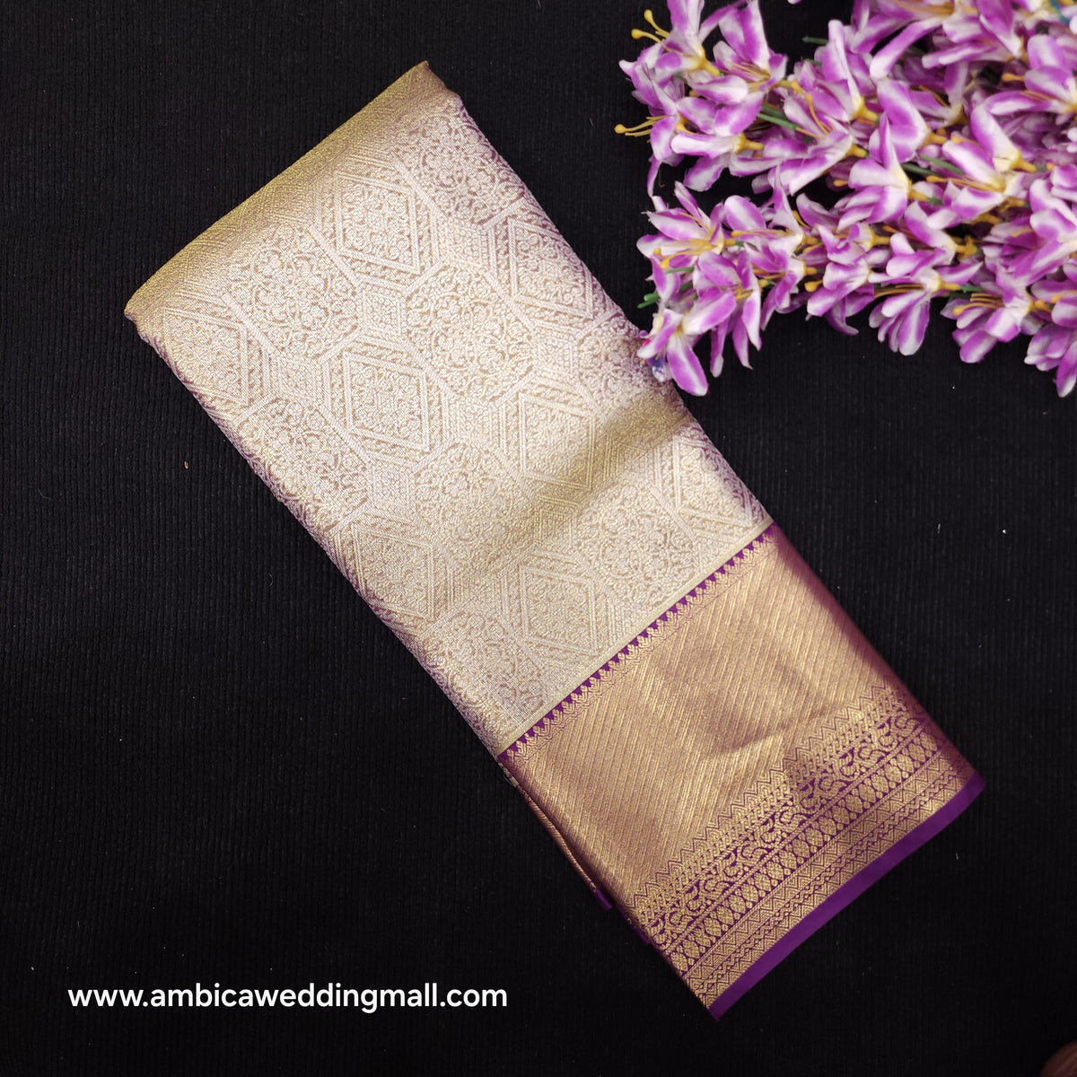 1 Gram Gold zari semi kanchi pattu saree✨️