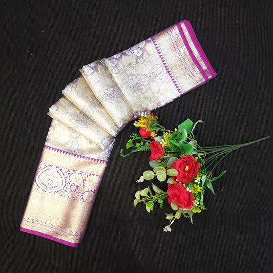 1 Gram Gold Zari mix pattu sarees 😍